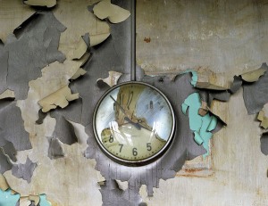 melted clock